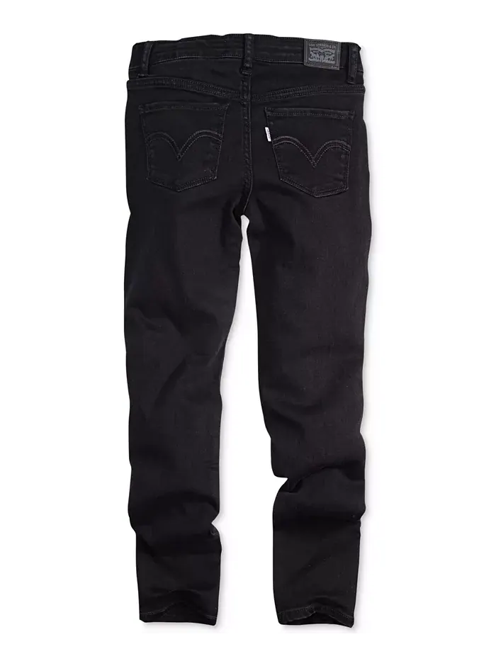 Джинсы Big Girls 710 Super Skinny Levi's — изображение 2 из 2, глубокий черный
