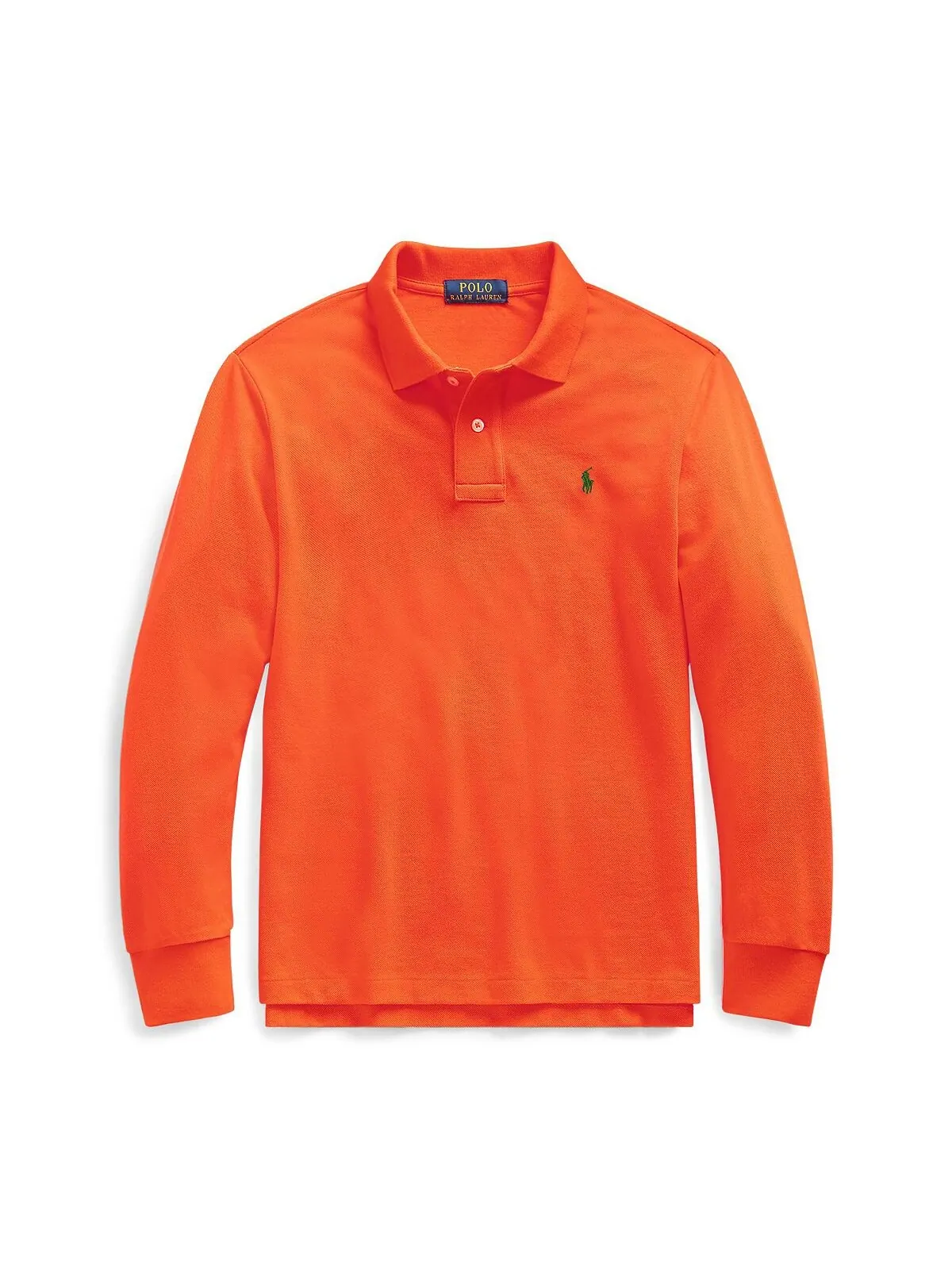 Футболка с круглым вырезом из хлопкового джерси для мальчиков Big Boys Polo Ralph Lauren — изображение 1 из 2, оранжевый