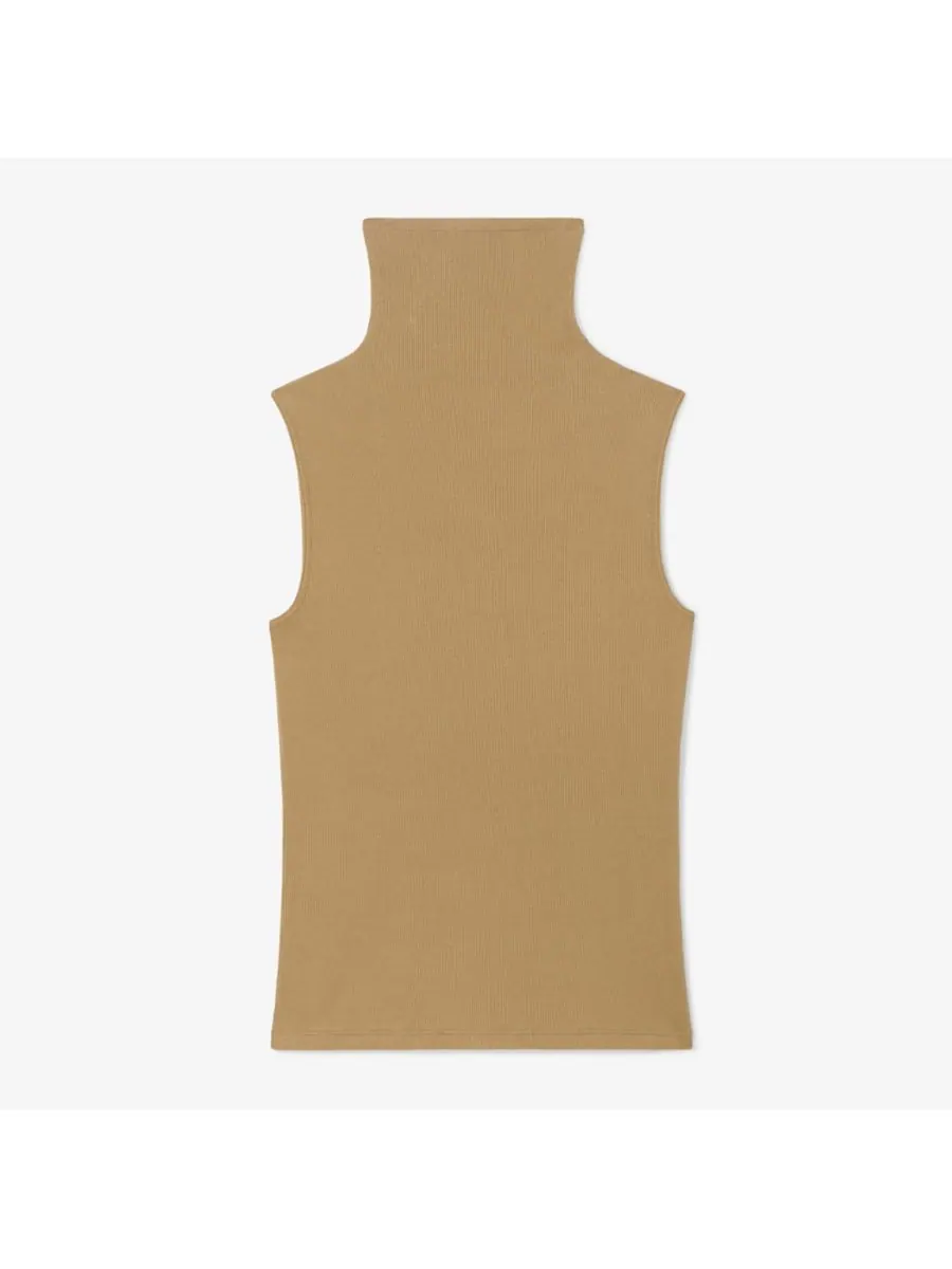 Женская майка Jett Tank - из органического ребристого хлопка пима MMLaFleur — изображение 7 из 8, седельный