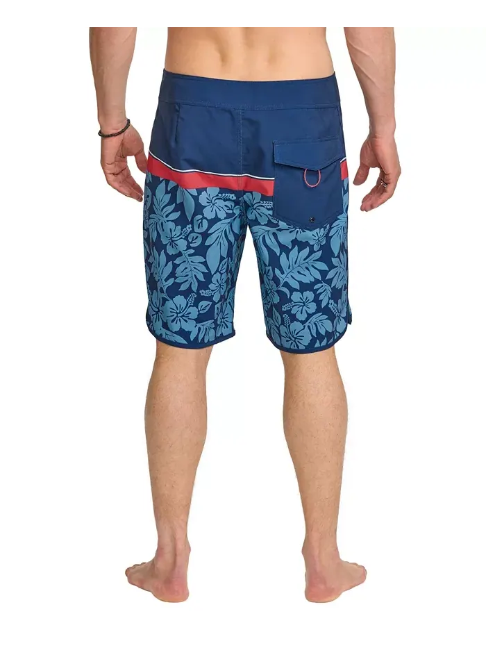 Мужские шорты для серфинга Surfsilk Hawaii Scallop 19 Quiksilver — изображение 2 из 7, синий