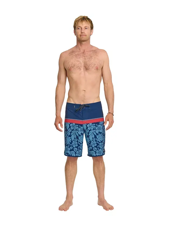 Мужские шорты для серфинга Surfsilk Hawaii Scallop 19 Quiksilver — изображение 5 из 7, синий