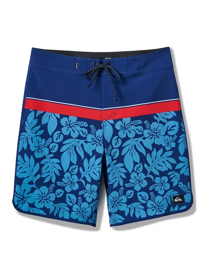 Мужские шорты для серфинга Surfsilk Hawaii Scallop 19 Quiksilver — изображение 6 из 7, синий