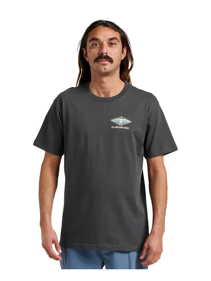 Мужская футболка Peak Day Quiksilver — изображение 2 из 3, черный