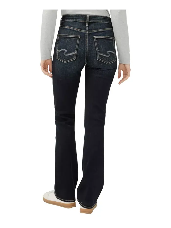 Женские джинсы Avery High Rise Curvy Fit Slim Bootcut Silver Jeans Co. — изображение 3 из 3, коричневатый