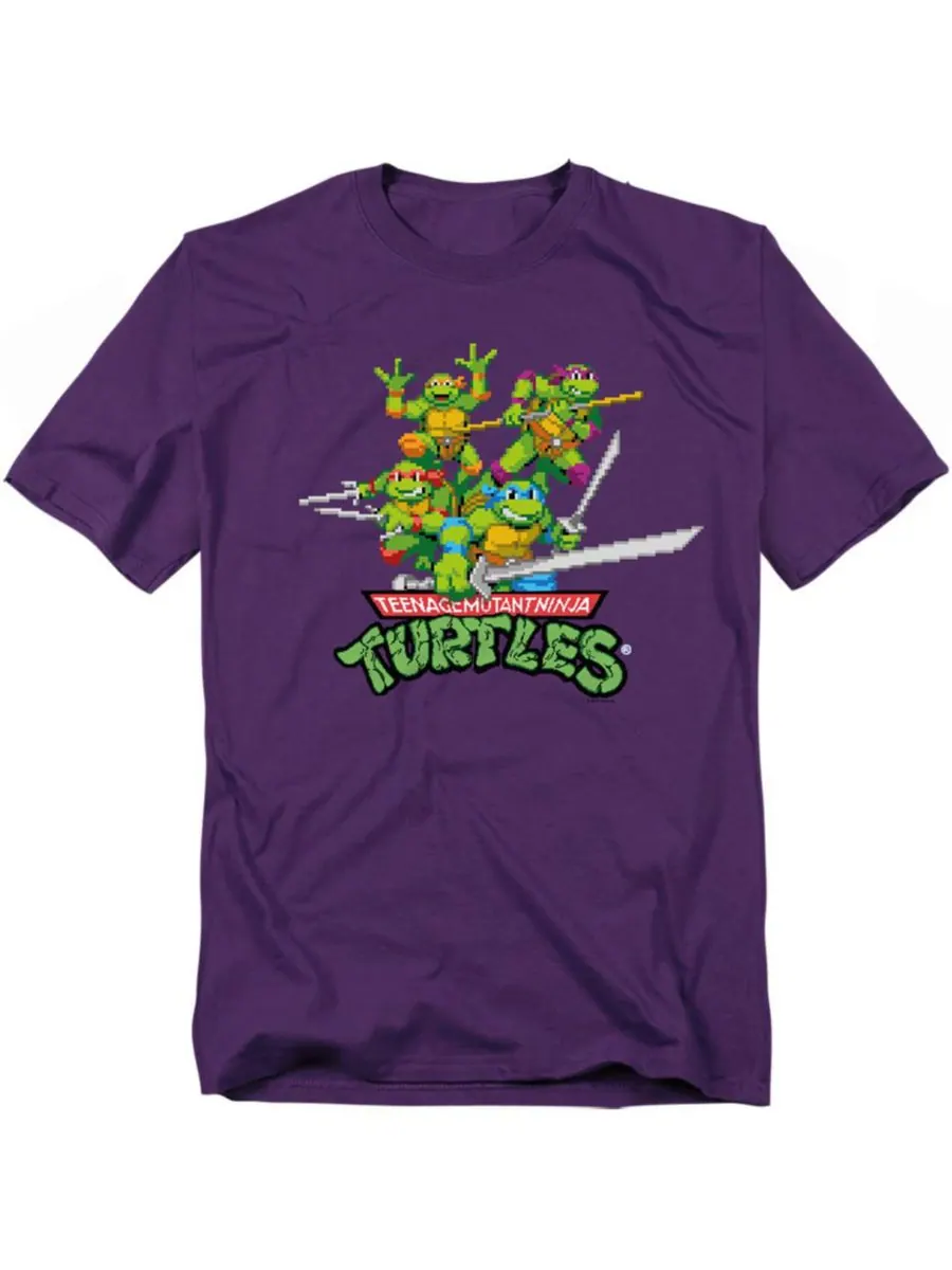 Футболка Big & Tall TMNT Retro Arcade TEENAGE MUTANT NINJA TURTLES — изображение 1 из 3, фиолетовый
