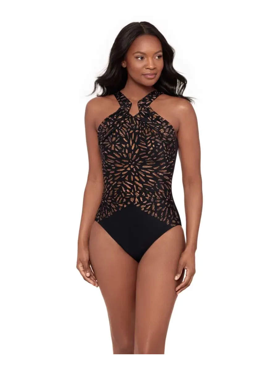 Цельный купальник Rock Solid Aphrodite Miraclesuit — изображение 1 из 3, черный