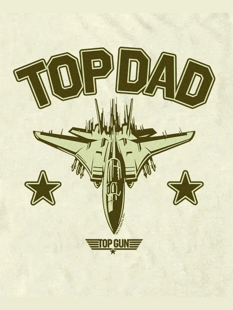 Мужская футболка с коротким рукавом "Top Dad Plane" Fifth Sun — изображение 3 из 3, прозрачный