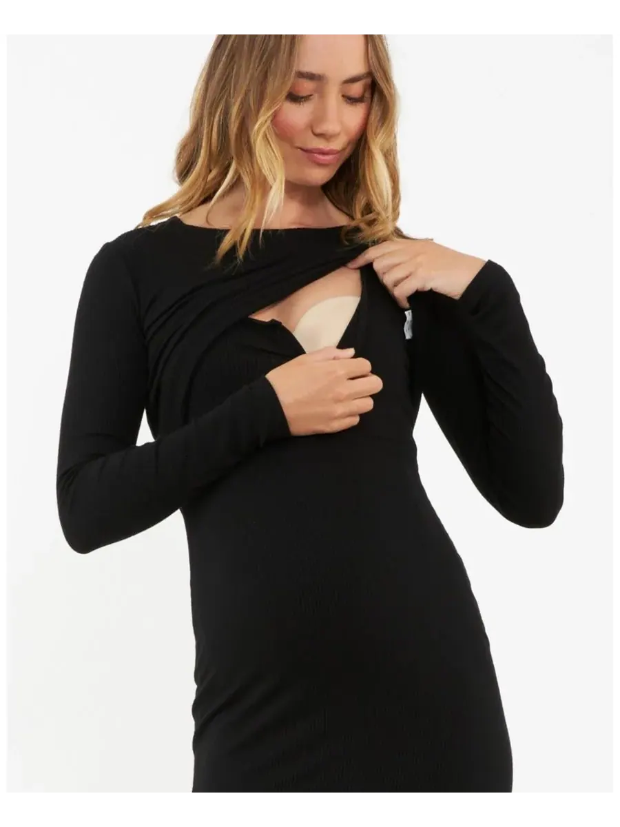 Ripe Maternity Комплект для кормления и беременности Penny Double Up — изображение 6 из 7, черный