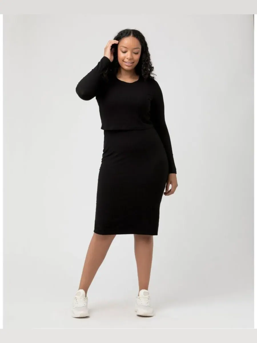 Ripe Maternity Комплект для кормления и беременности Penny Double Up — изображение 7 из 7, черный