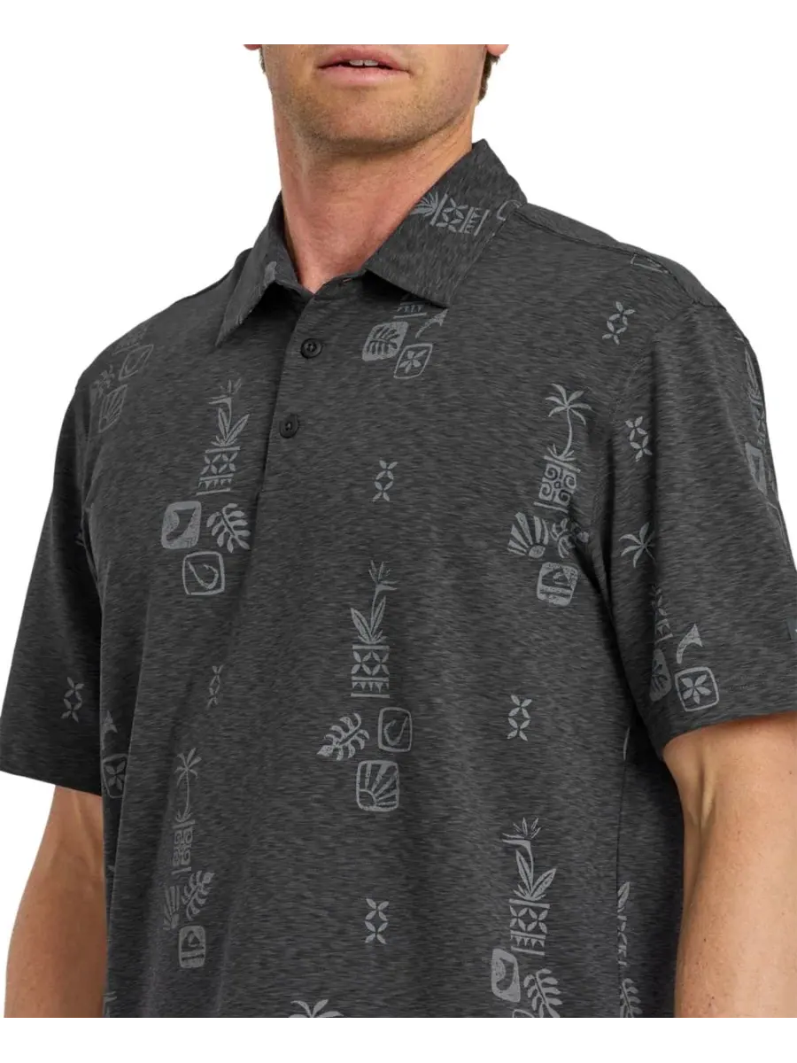 Quiksilver Waterman Мужская футболка с коротким рукавом Quiksilver Mystic Fin — изображение 2 из 3, фантомный