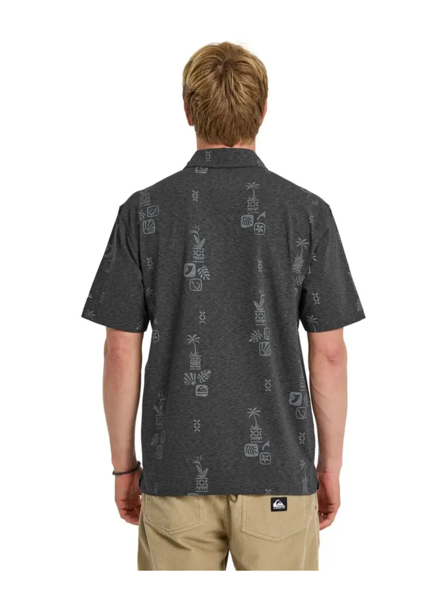 Quiksilver Waterman Мужская футболка с коротким рукавом Quiksilver Mystic Fin — изображение 3 из 3, фантомный