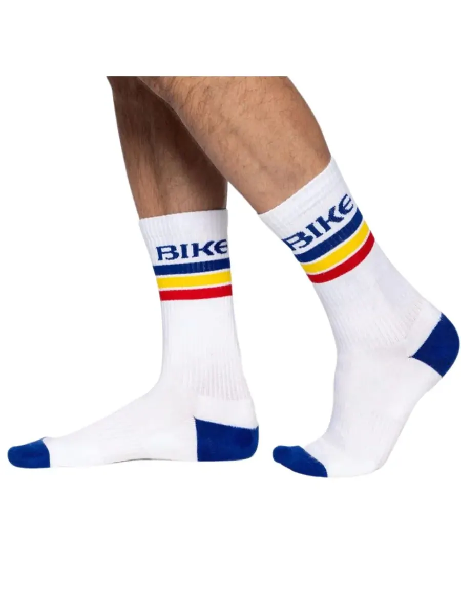 Мужские носки средней высоты BIKE Athletic — изображение 2 из 3, белый