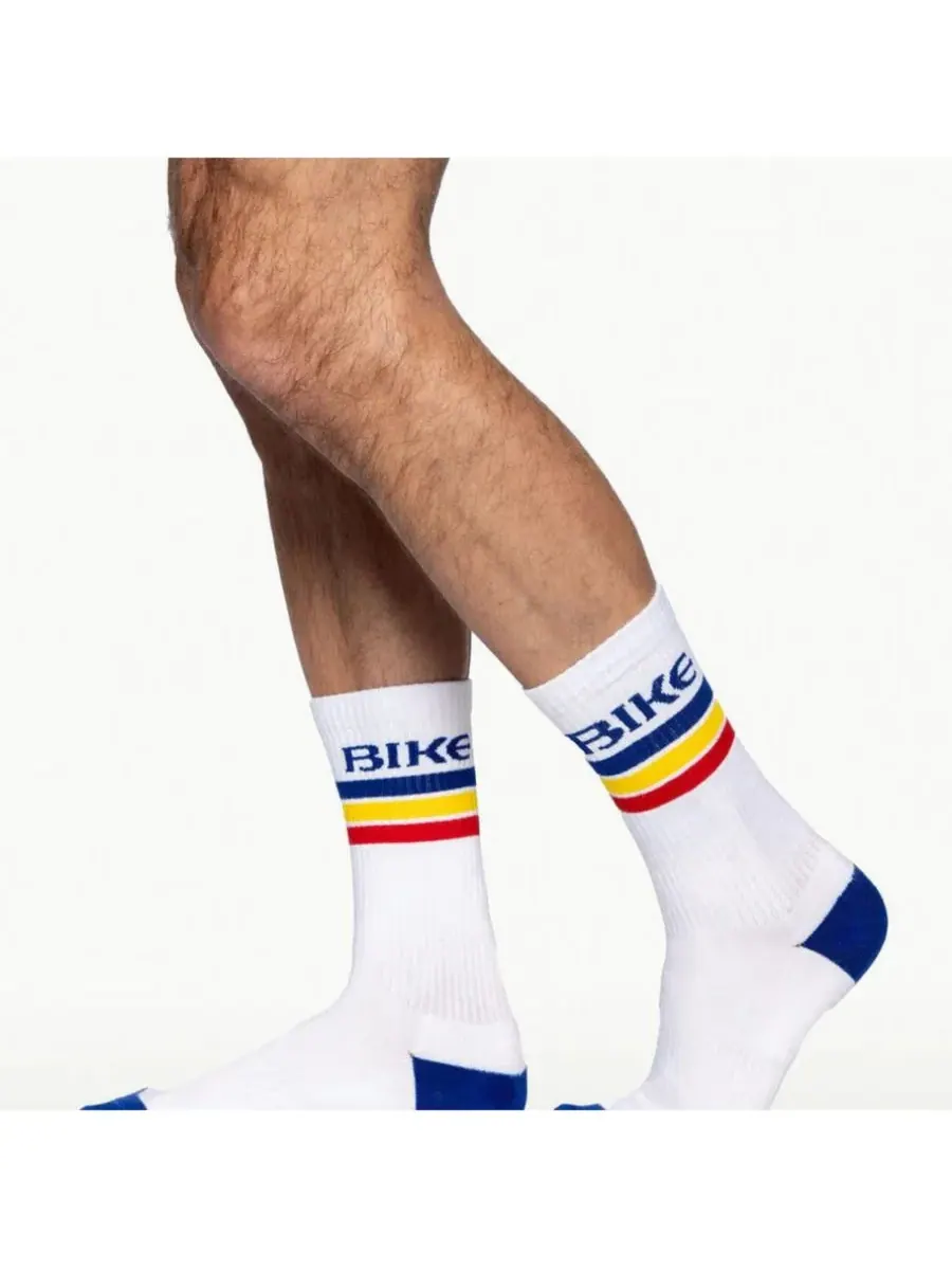 Мужские носки средней высоты BIKE Athletic — изображение 3 из 3, белый