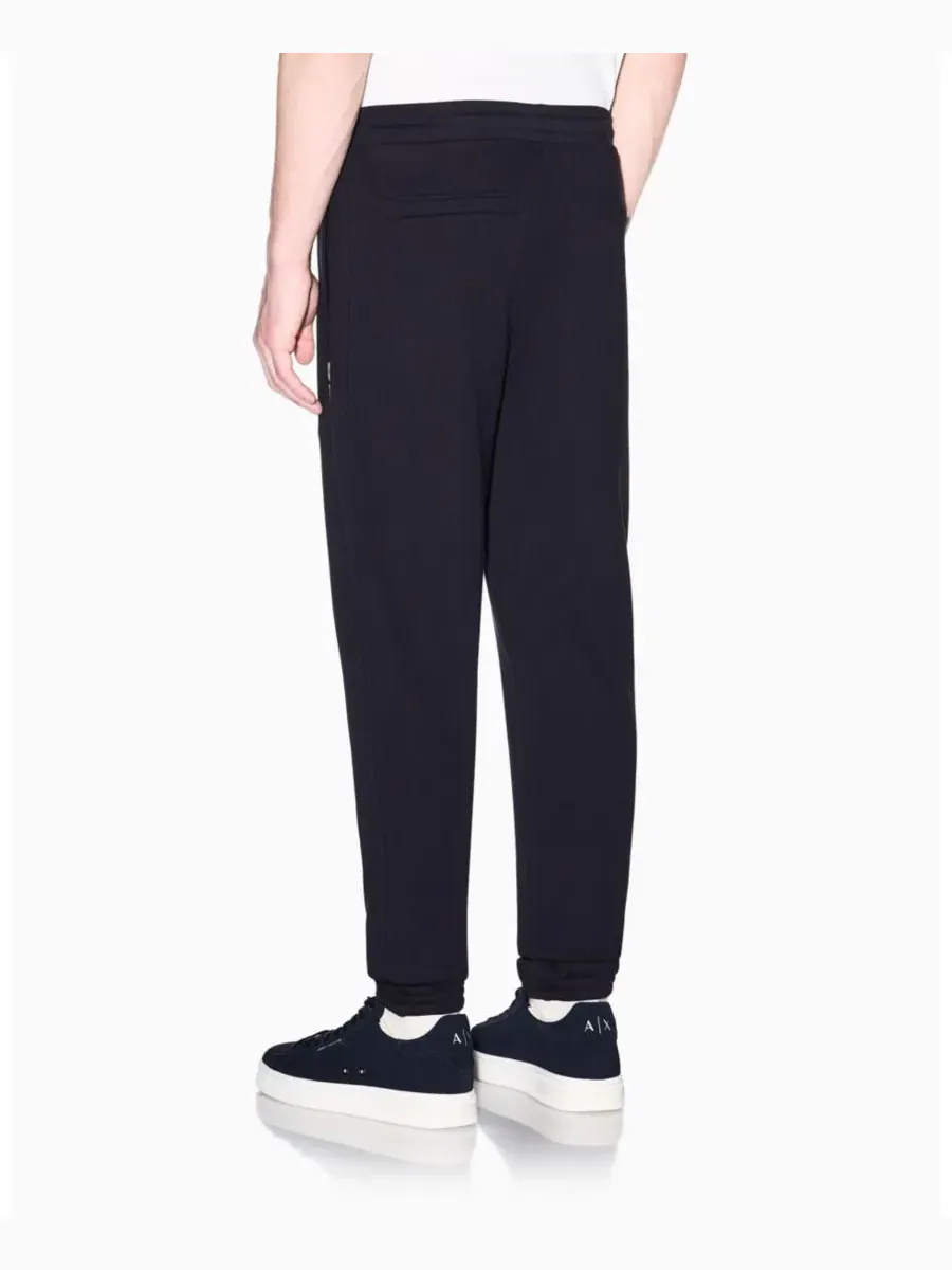 Мужские флисовые спортивные брюки 91 A|X Armani Exchange — изображение 3 из 5, глубокий темно-синий