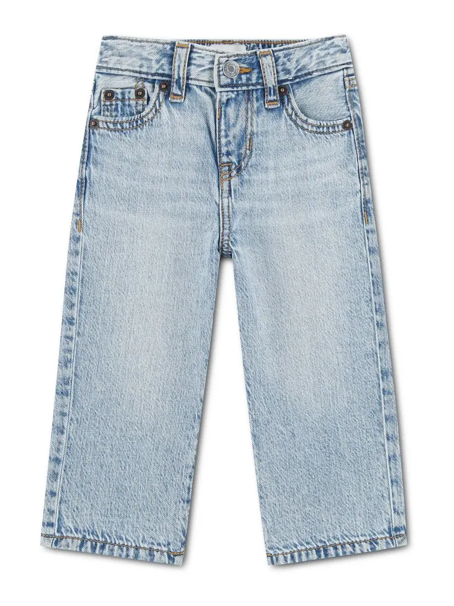 Джинсы свободного кроя для мальчиков 2T-5T Abercrombie Kids — изображение 1 из 10, синий