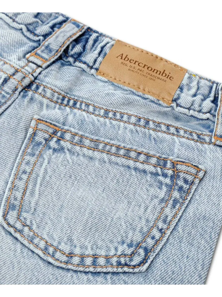 Джинсы свободного кроя для мальчиков 2T-5T Abercrombie Kids — изображение 3 из 10, синий