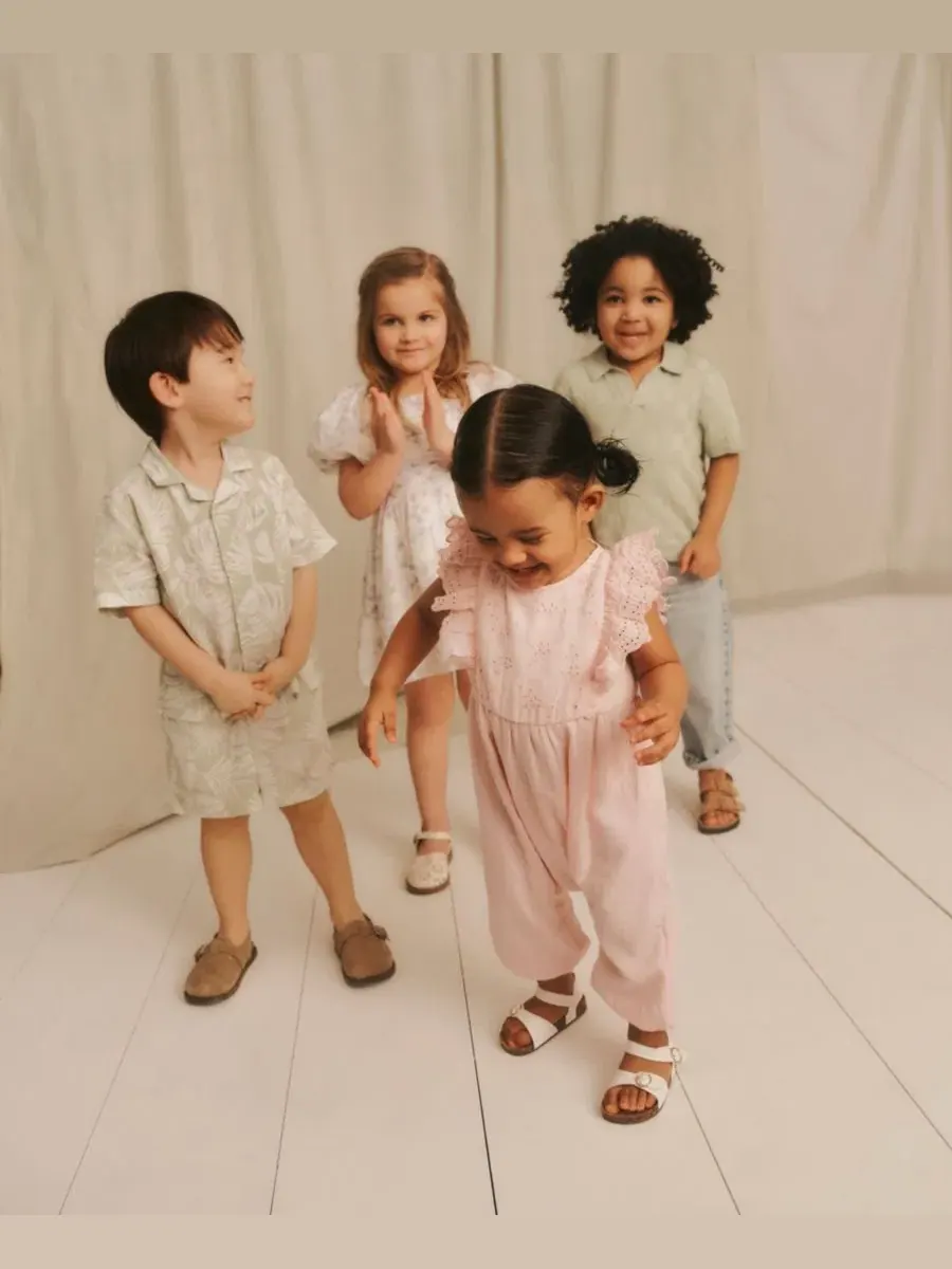 Джинсы свободного кроя для мальчиков 2T-5T Abercrombie Kids — изображение 9 из 10, синий