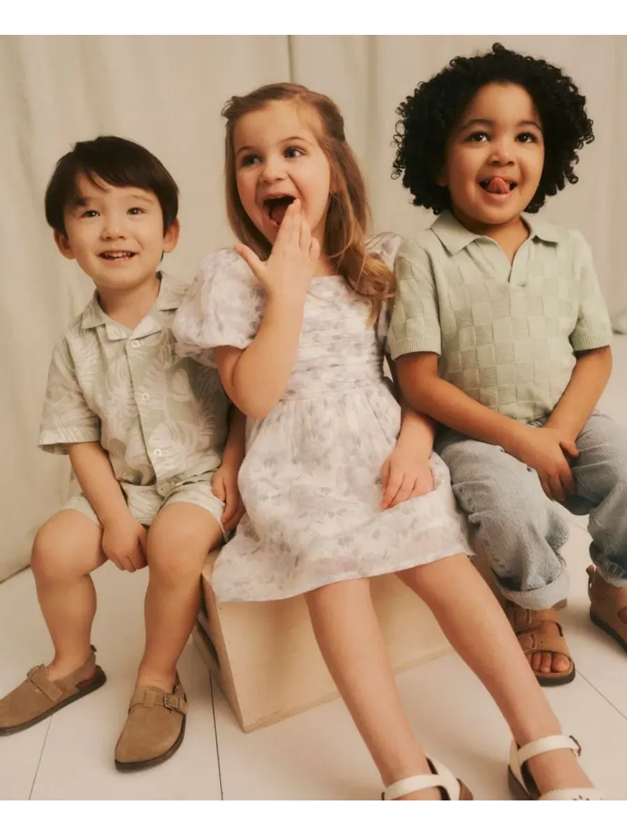 Джинсы свободного кроя для мальчиков 2T-5T Abercrombie Kids — изображение 10 из 10, синий