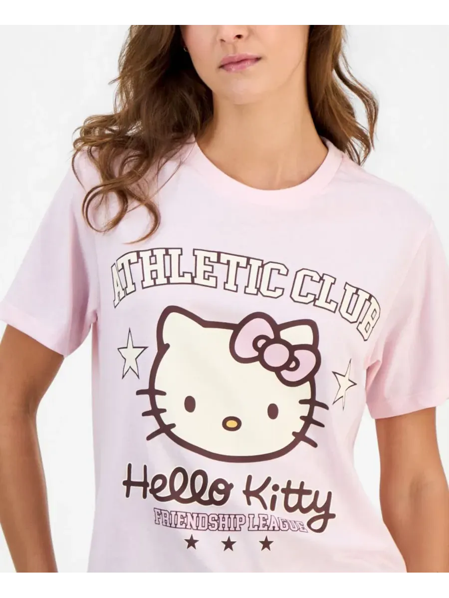 Футболка с принтом Hello Kitty Athletic Club, Grayson Threads The Label — изображение 2 из 4, розовый