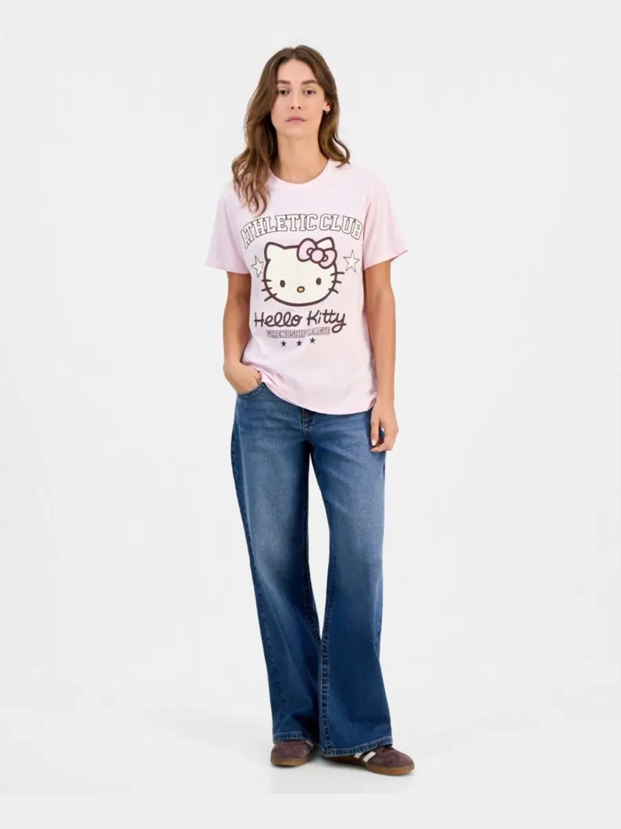 Футболка с принтом Hello Kitty Athletic Club, Grayson Threads The Label — изображение 4 из 4, розовый