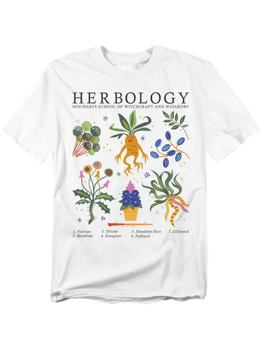Футболка Herbology Harry Potter — изображение 1 из 3, белый