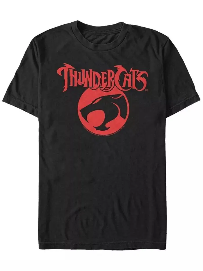 Мужская футболка с коротким рукавом Thundercats Logo Rearranged Fifth Sun — изображение 1 из 1, черный