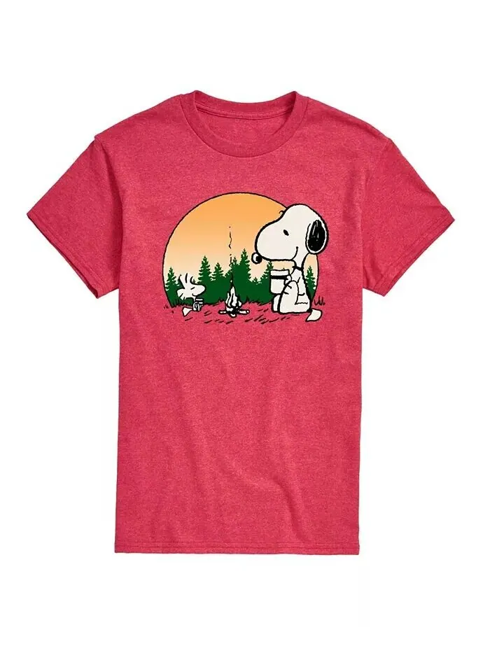 Мужская футболка Peanuts Campfire Mugs AIRWAVES — изображение 1 из 2, красный