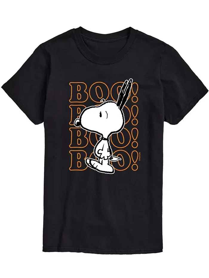 Мужская футболка Peanuts Boo AIRWAVES — изображение 1 из 2, черный