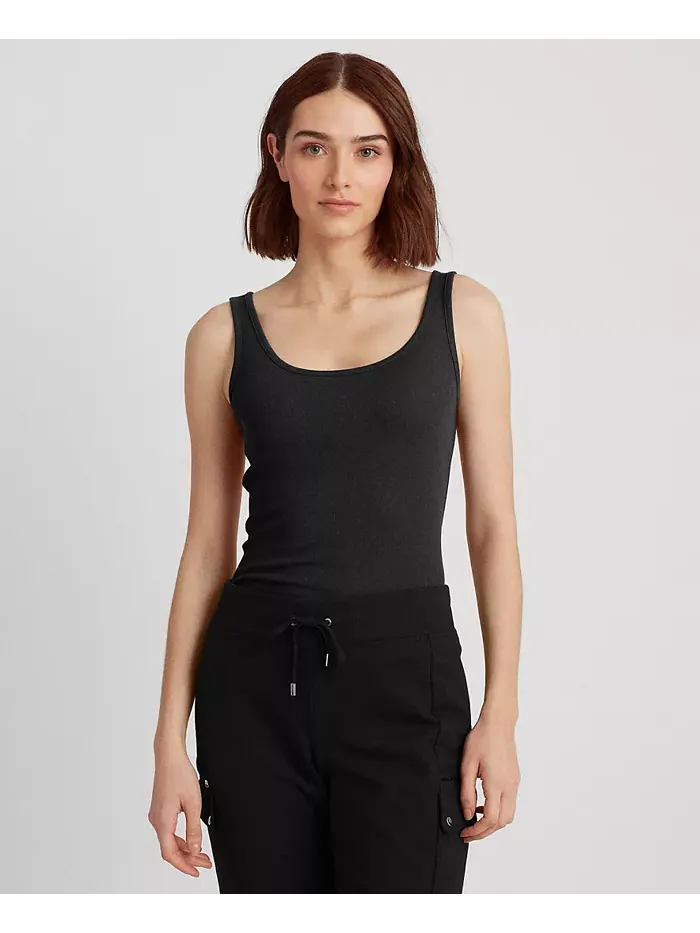 Топ-топ-стрейч Lauren Ralph Lauren — изображение 1 из 8, черный
