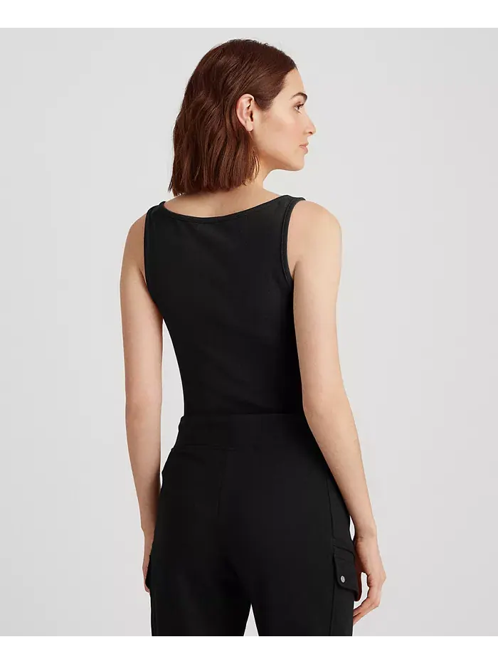 Топ-топ-стрейч Lauren Ralph Lauren — изображение 2 из 8, черный