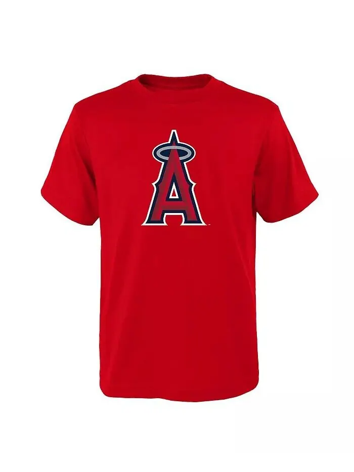 Красная футболка с логотипом основной команды Big Boys and Girls Los Angeles Angels Outerstuff — изображение 1 из 1