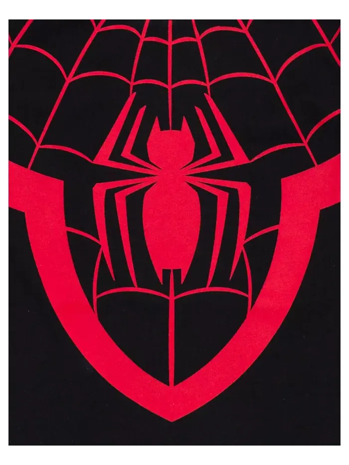 Футболка для мальчиков Marvel в стиле семейного косплея Spider-Man — изображение 4 из 6, черный