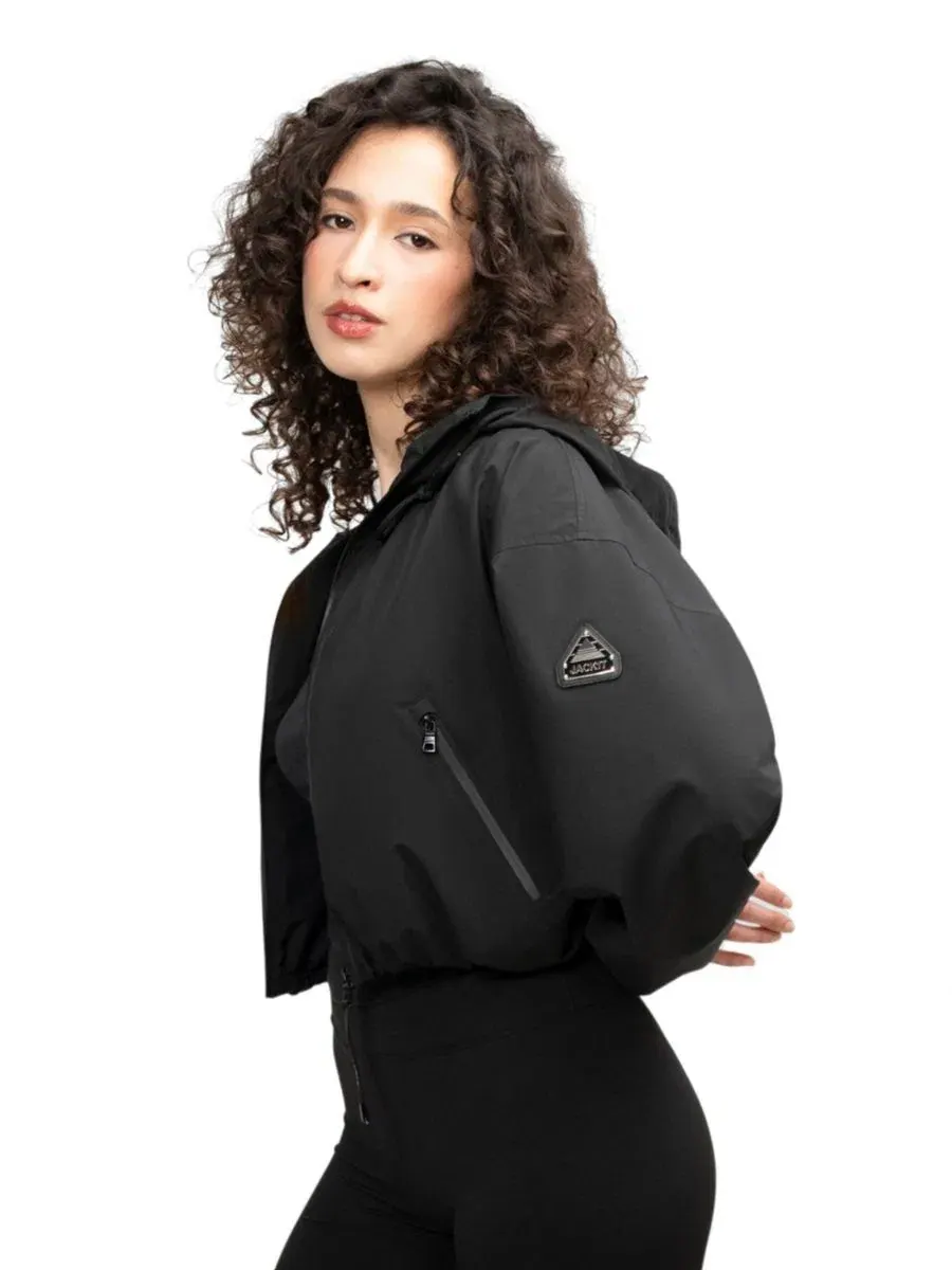 Женская куртка-кроп Orpheus Cropped Jacket JACK1T — изображение 2 из 7, черный