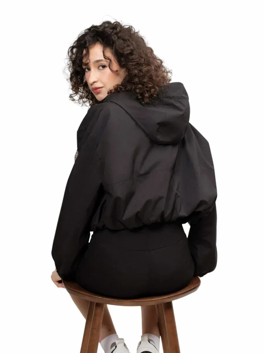 Женская куртка-кроп Orpheus Cropped Jacket JACK1T — изображение 3 из 7, черный