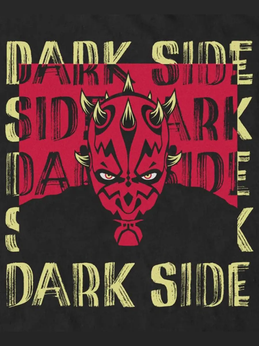Футболка с графическим принтом Dark Side Master Fifth Sun — изображение 3 из 3, черный