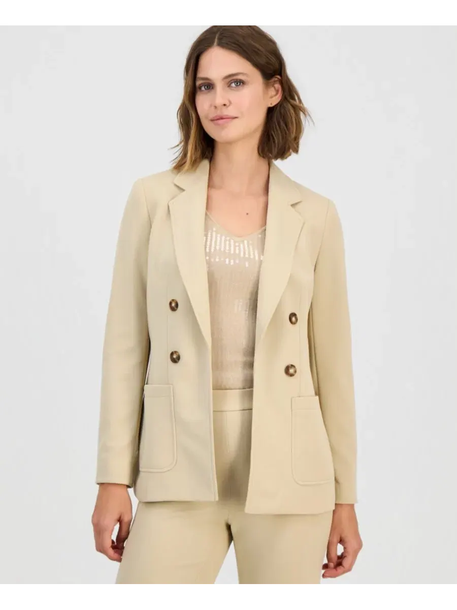 Комплект из жакета и брюк Anne Klein — изображение 1 из 4, сафари
