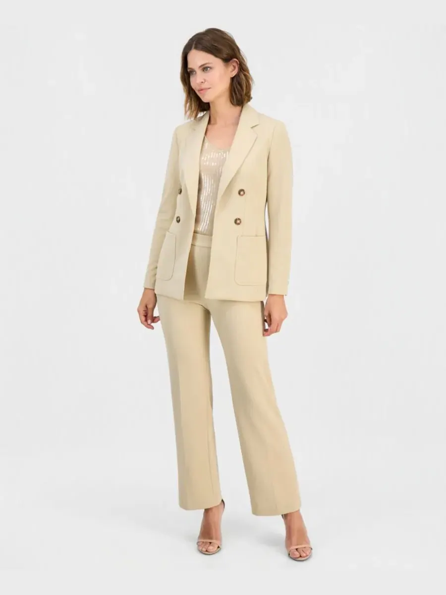 Комплект из жакета и брюк Anne Klein — изображение 2 из 4, сафари