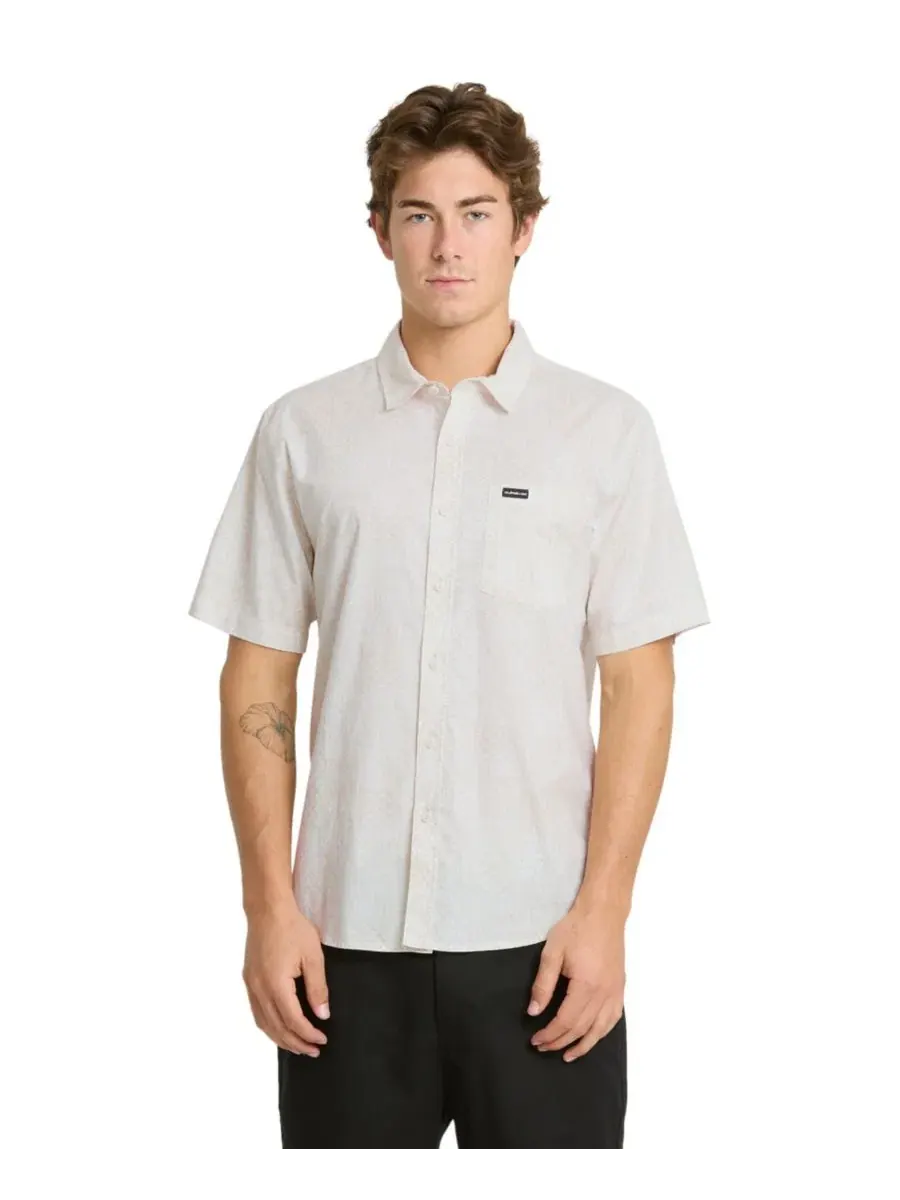 Мужская рубашка Koa Classic Printed Poplin Quiksilver — изображение 1 из 5, белый