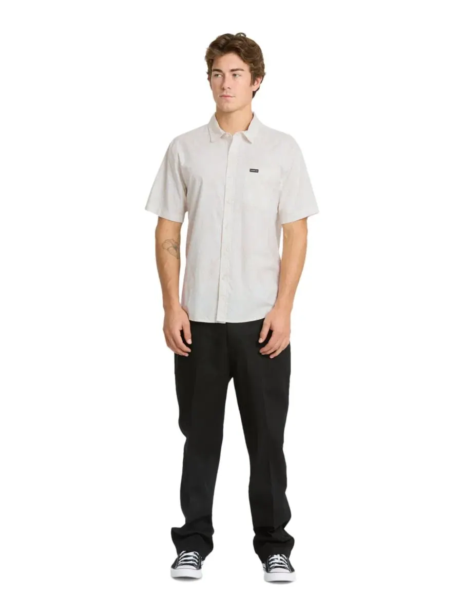 Мужская рубашка Koa Classic Printed Poplin Quiksilver — изображение 2 из 5, белый