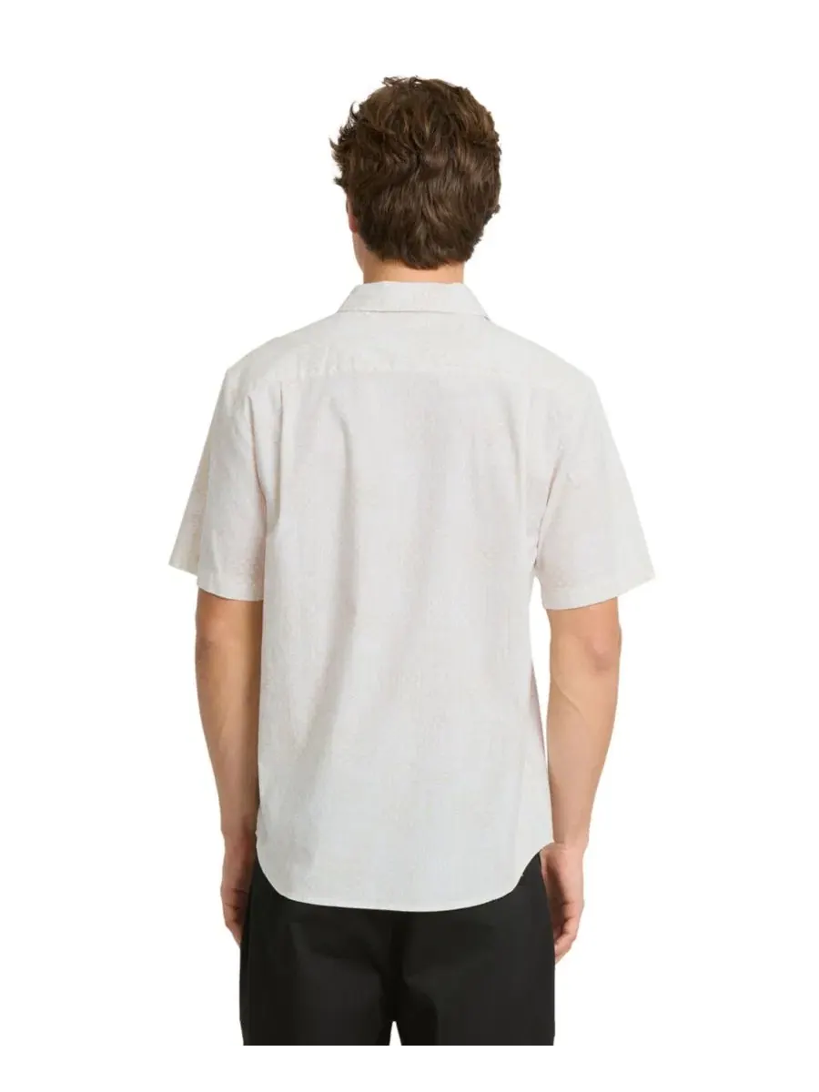 Мужская рубашка Koa Classic Printed Poplin Quiksilver — изображение 5 из 5, белый