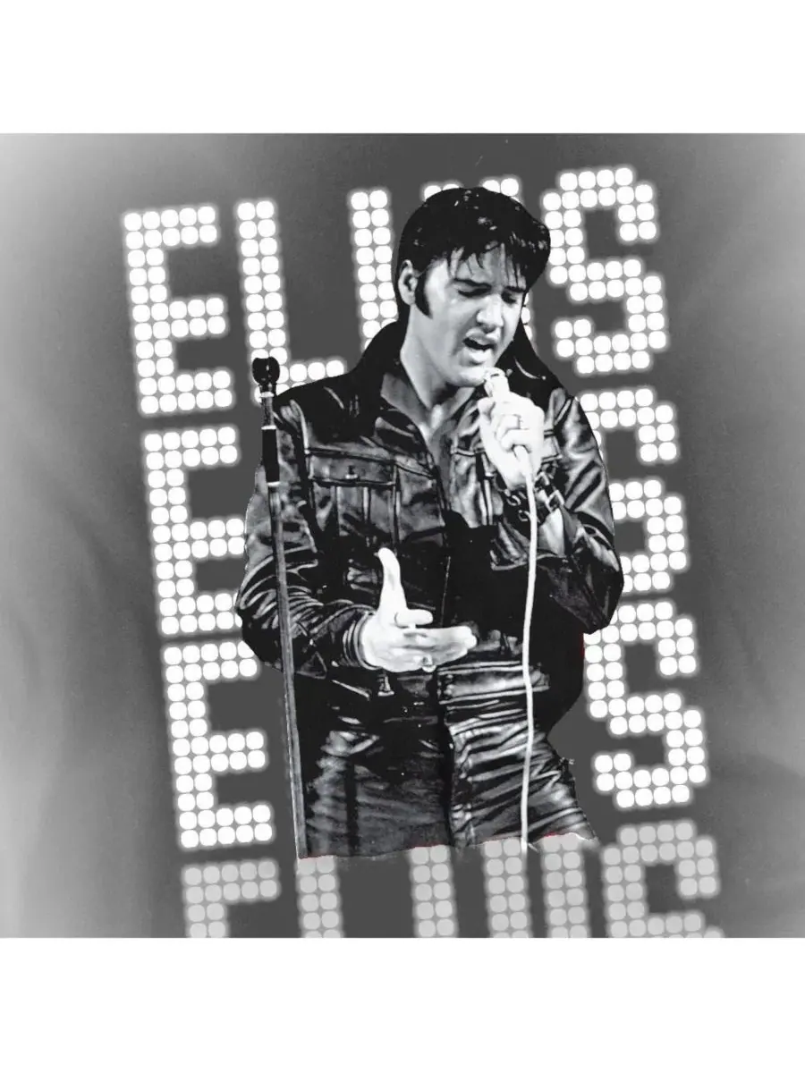 Футболка с длинным рукавом Presley 1968 Elvis — изображение 3 из 3, черный