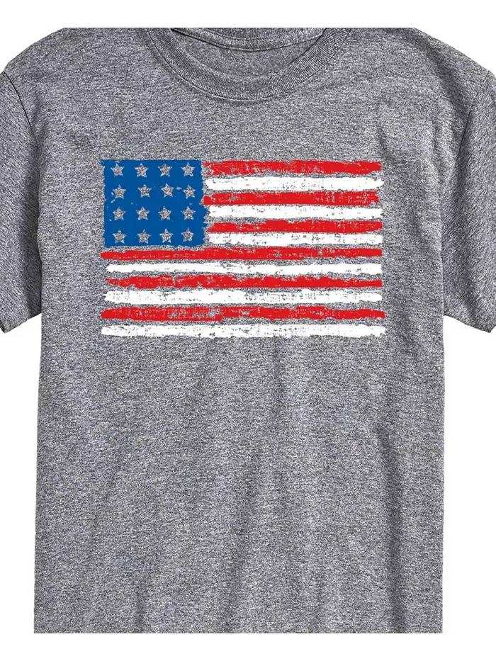Мужская футболка с коротким рукавом American Flag AIRWAVES — изображение 2 из 3, серый