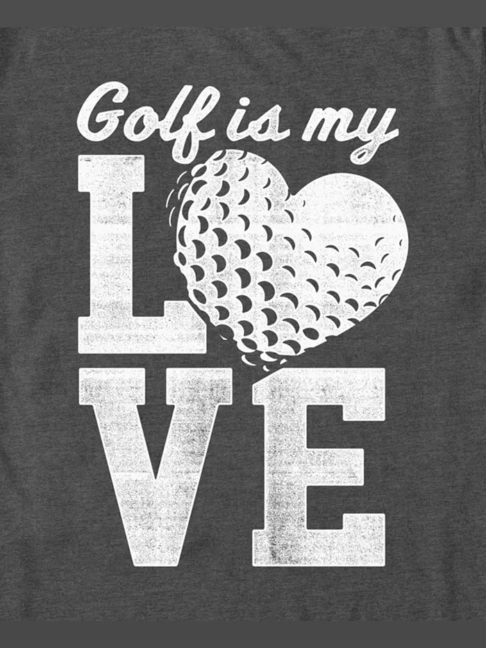 Мужская футболка с коротким рукавом Golf Love Fifth Sun — изображение 3 из 3, темно-серый