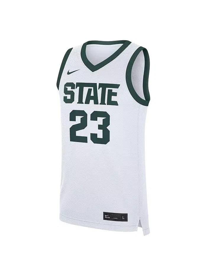 Мужская баскетбольная реплика-джерси Michigan State Spartans Draymond Green — изображение 2 из 3, белый