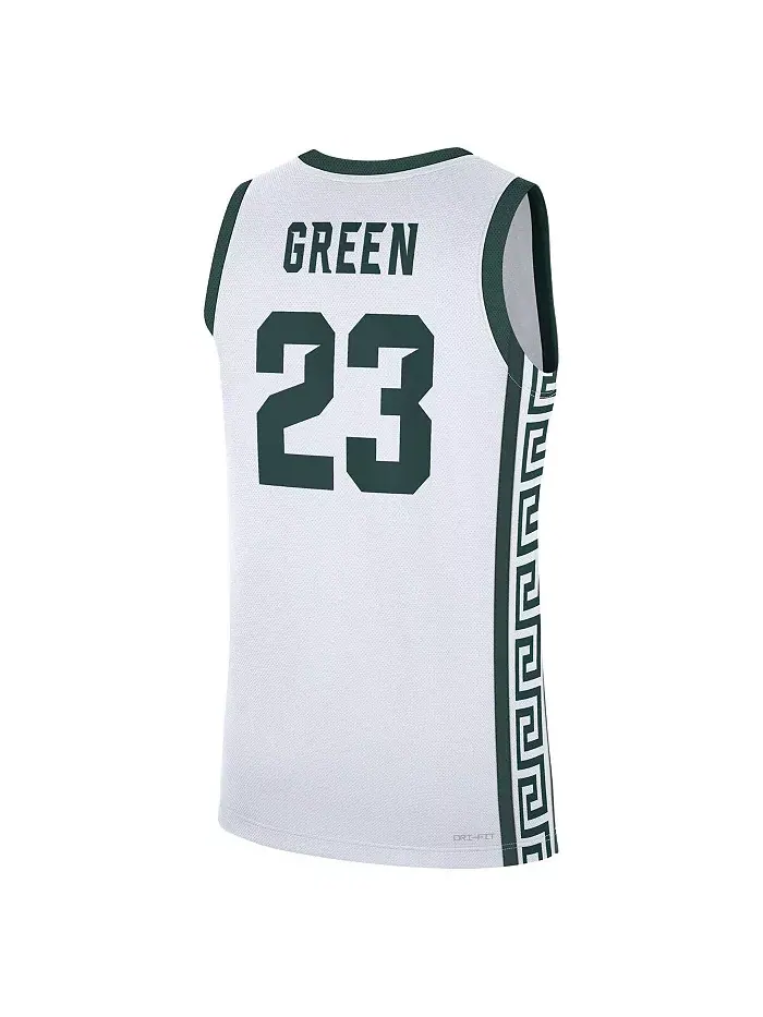 Мужская баскетбольная реплика-джерси Michigan State Spartans Draymond Green — изображение 3 из 3, белый