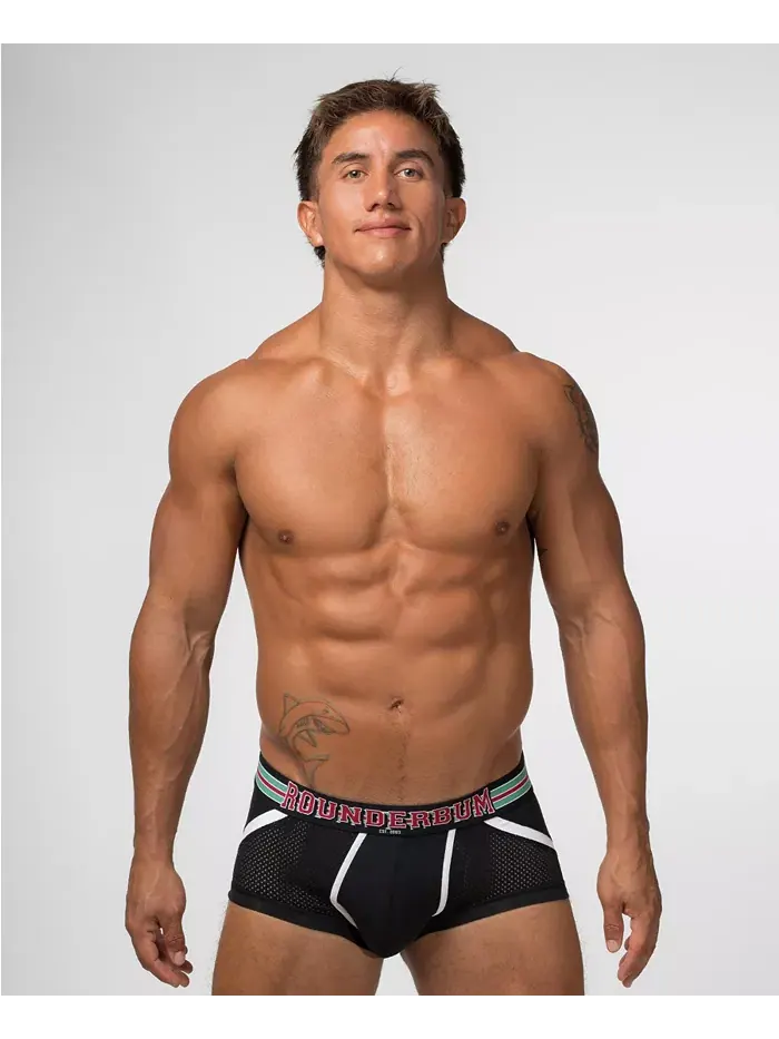 Мужские трусы VARSITY Anatomic Mini Trunk Rounderbum — изображение 1 из 5, черный