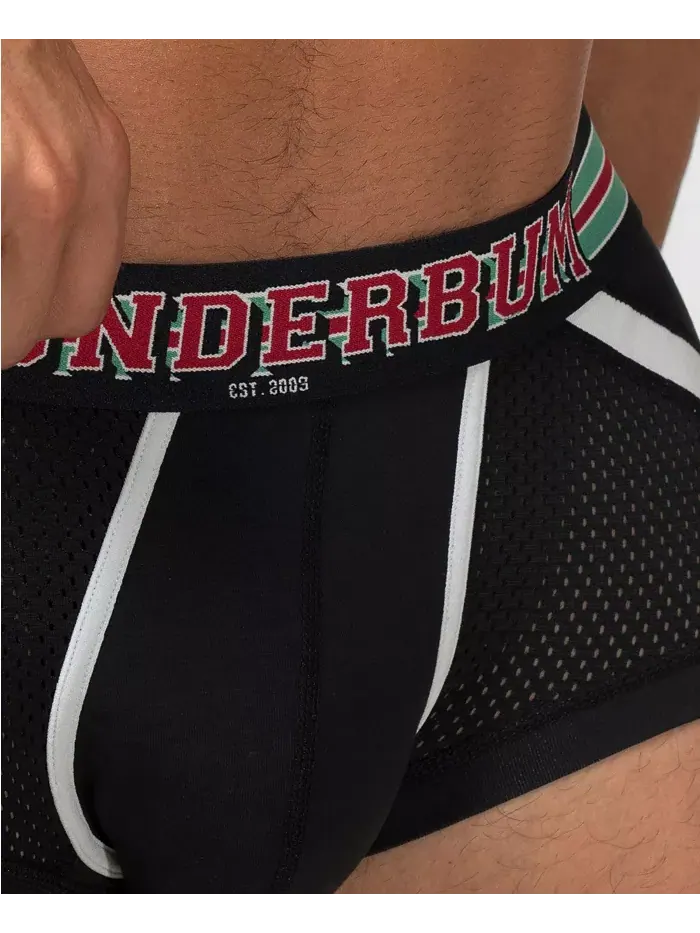 Мужские трусы VARSITY Anatomic Mini Trunk Rounderbum — изображение 5 из 5, черный