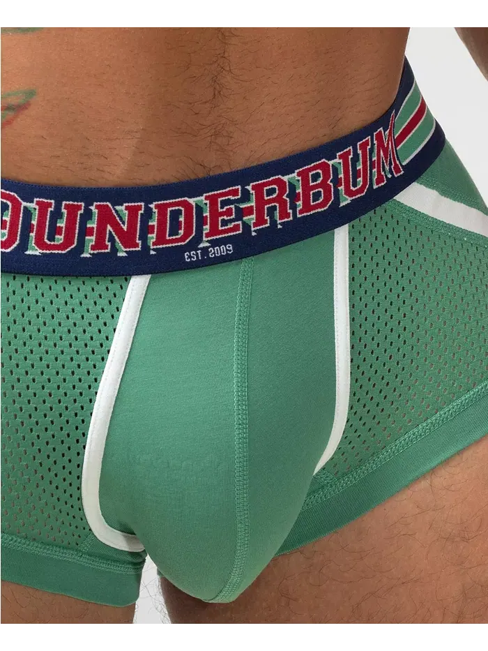 Мужские трусы VARSITY Anatomic Mini Trunk Rounderbum — изображение 5 из 5, зеленый