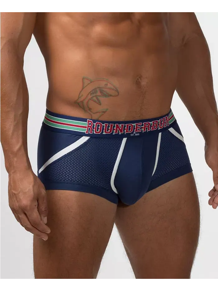 Мужские трусы VARSITY Anatomic Mini Trunk Rounderbum — изображение 2 из 5, синий