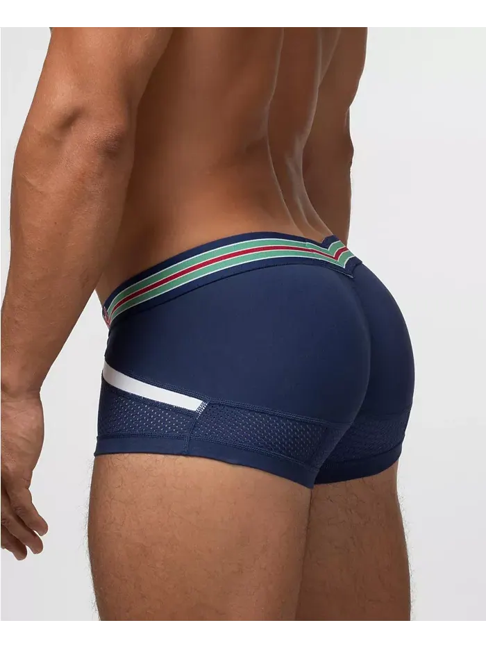 Мужские трусы VARSITY Anatomic Mini Trunk Rounderbum — изображение 3 из 5, синий